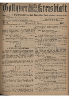 Gostyner Kreisblatt 1911.09.20 Nr 75