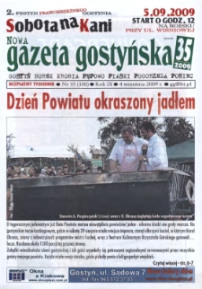 Nowa Gazeta Gostyńska 2009.09.04 R.9 Nr 35(330)