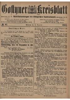 Gostyner Kreisblatt 1911.12.06 Nr 97