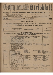 Gostyner Kreisblatt 1911.12.09 Nr 98
