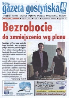 Nowa Gazeta Gostyńska 2009.12.04 R.9 Nr 48(344)