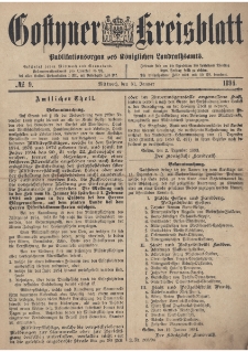 Gostyner Kreisblatt 1894.01.31 Nr 9