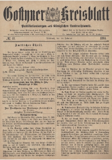 Gostyner Kreisblatt 1894.02.14 Nr 13