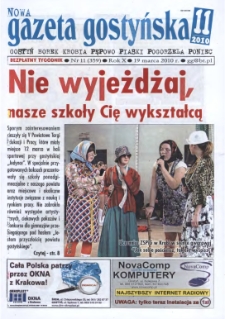 Nowa Gazeta Gostyńska 2010.03.19 R.10 Nr 11(359)