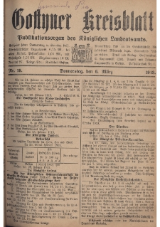 Gostyner Kreisblatt 1913.03.06 Nr 19