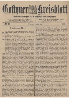Gostyner Kreisblatt 1894.06.13 Nr 47