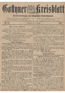 Gostyner Kreisblatt 1894.08.08 Nr 63