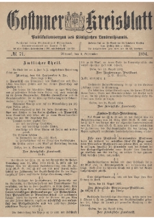 Gostyner Kreisblatt 1894.09.05 Nr 71