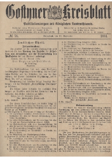 Gostyner Kreisblatt 1894.09.22 Nr 76