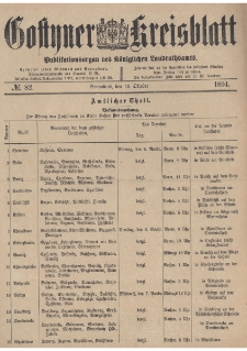 Gostyner Kreisblatt 1894.10.13 Nr 82