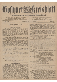 Gostyner Kreisblatt 1894.11.17 Nr 92