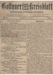 Gostyner Kreisblatt 1894.12.01 Nr 96