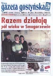 Nowa Gazeta Gostyńska 2010.04.23 R.10 Nr 16(364)