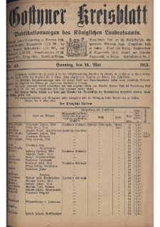 Gostyner KreisblattGostyner Kreisblatt 1913.05.18 Nr 40