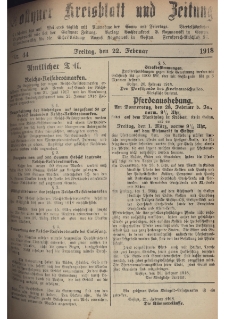 Gostyner Kreisblatt und Zeitung 1918.02.22 Nr 44