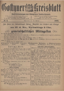 Gostyner Kreisblatt 1897.01.16 Nr 5