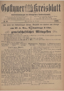 Gostyner Kreisblatt 1897.01.20 Nr 6