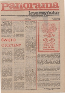 Panorama Leszczyńska 1984.07.22 R.6 Nr30(235)