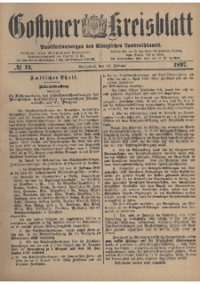 Gostyner Kreisblatt 1897.02.13 Nr 13
