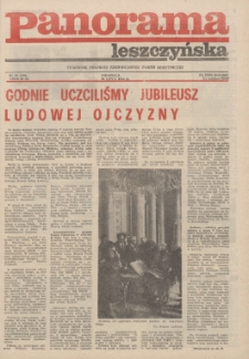 Panorama Leszczyńska 1984.07.29 R.6 Nr31(236)