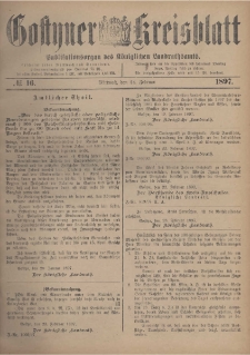 Gostyner Kreisblatt 1897.02.24 Nr 16