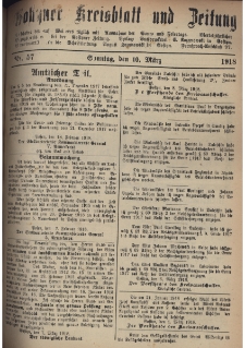 Gostyner Kreisblatt und Zeitung 1918.03.10 Nr 57