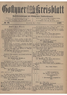 Gostyner Kreisblatt 1897.04.03 Nr 26