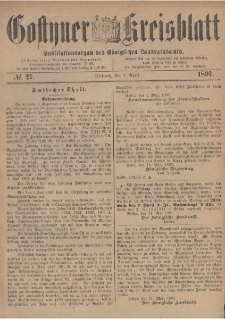 Gostyner Kreisblatt 1897.04.07 Nr 27