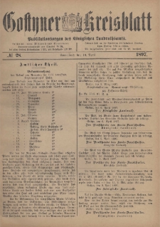 Gostyner Kreisblatt 1897.04.10 Nr 28