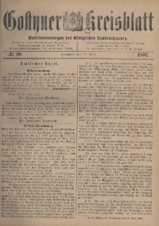 Gostyner Kreisblatt 1897.04.17 Nr 30