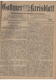 Gostyner Kreisblatt 1897.05.15 Nr 38