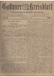 Gostyner Kreisblatt 1897.05.19 Nr 39