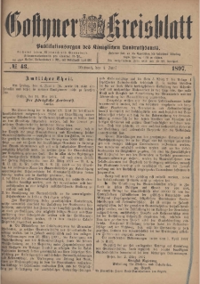 Gostyner Kreisblatt 1897.06.02 Nr 43