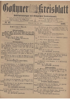 Gostyner Kreisblatt 1897.06.16 Nr 47