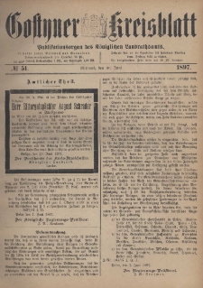 Gostyner Kreisblatt 1897.06.30 Nr 51