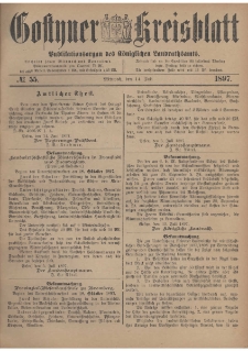 Gostyner Kreisblatt 1897.07.14 Nr 55