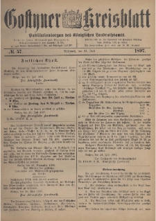 Gostyner Kreisblatt 1897.07.21 Nr 57