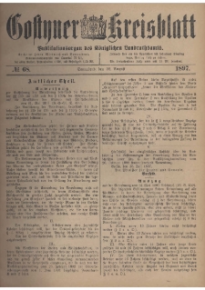 Gostyner Kreisblatt 1897.08.28 Nr 68