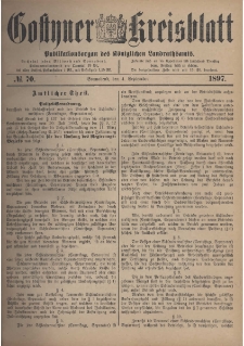 Gostyner Kreisblatt 1897.09.04 Nr 70