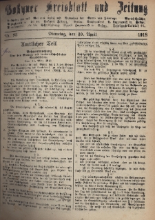 Gostyner Kreisblatt und Zeitung 1918.04.30 Nr 93