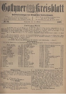 Gostyner Kreisblatt 1897.10.23 Nr 84