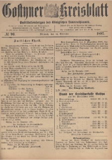 Gostyner Kreisblatt 1897.11.24 Nr 93