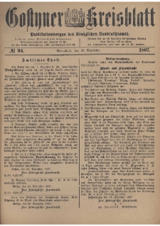Gostyner Kreisblatt 1897.11.27 Nr 94