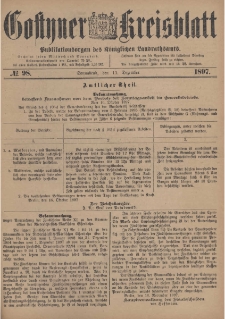 Gostyner Kreisblatt 1897.12.11 Nr 98