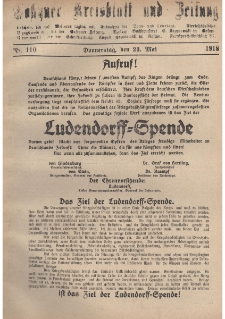 Gostyner Kreisblatt und Zeitung 1918.05.23 Nr 110