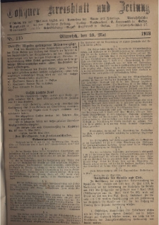 Gostyner Kreisblatt und Zeitung 1918.05.29 Nr 115