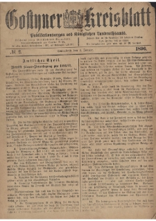 Gostyner Kreisblatt 1896.01.04 Nr 2