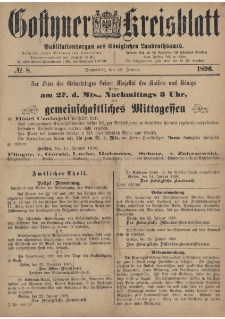 Gostyner Kreisblatt 1896.01.25 Nr 8