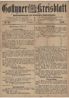 Gostyner Kreisblatt 1896.03.18 Nr 23
