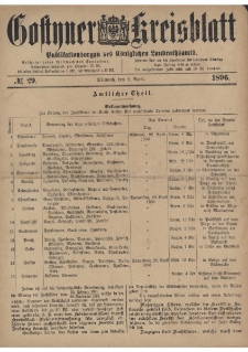 Gostyner Kreisblatt 1896.04.08 Nr 29